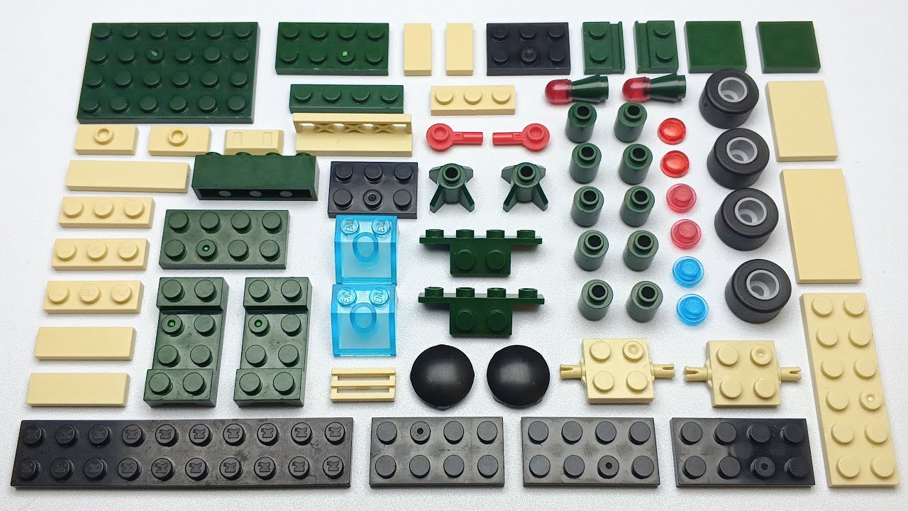 I Make Lego Army Truck