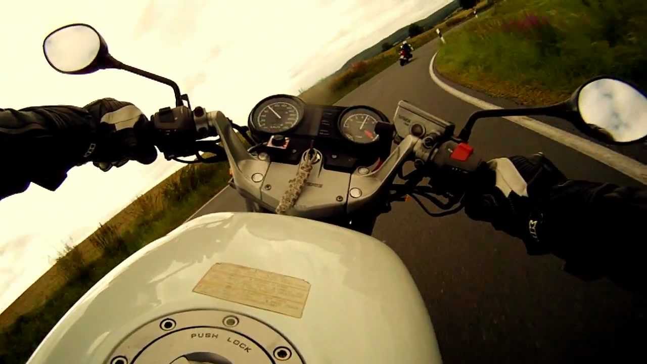 Honda NTV 650 windnoise fixed onboard GoPro - nice sound