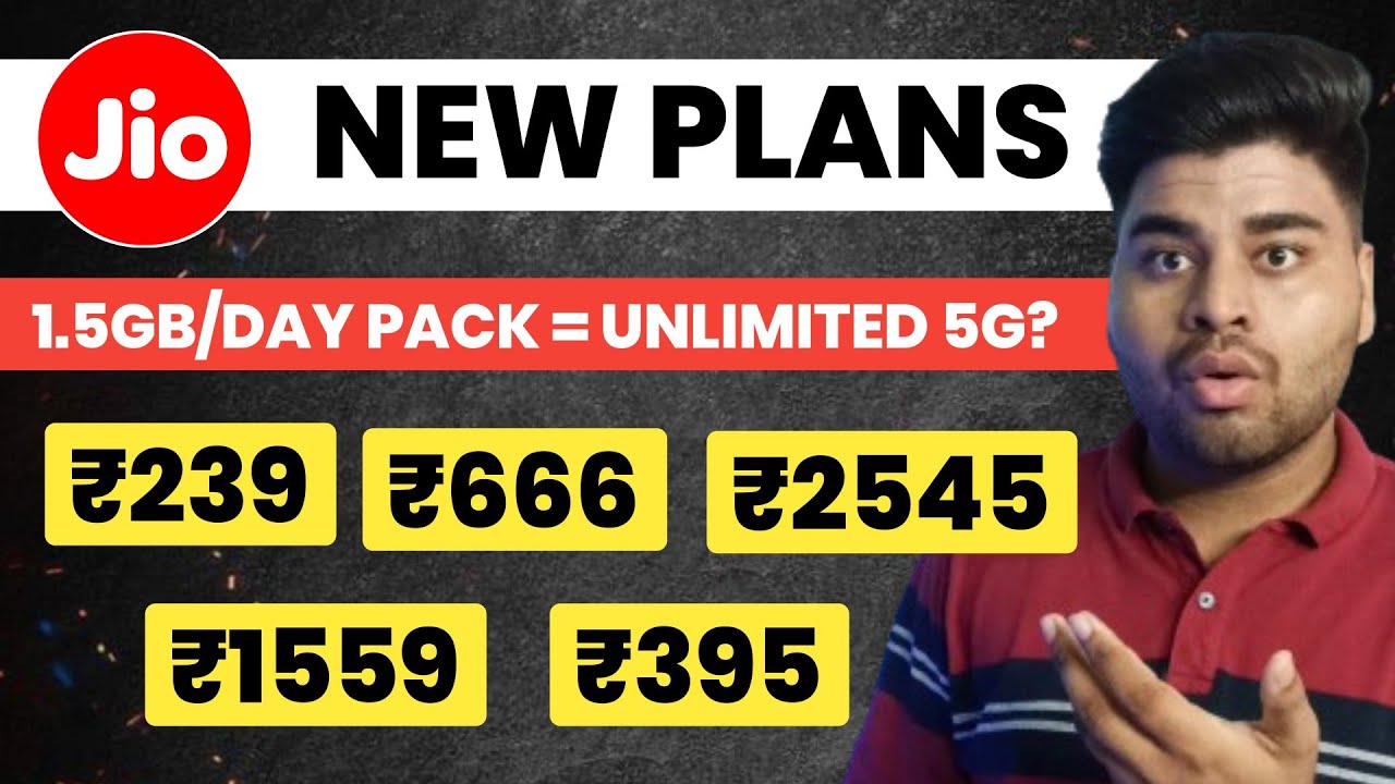Jio New Plans 2024 After Price Hike - Best Unlimited 5G Data Plan For You!
