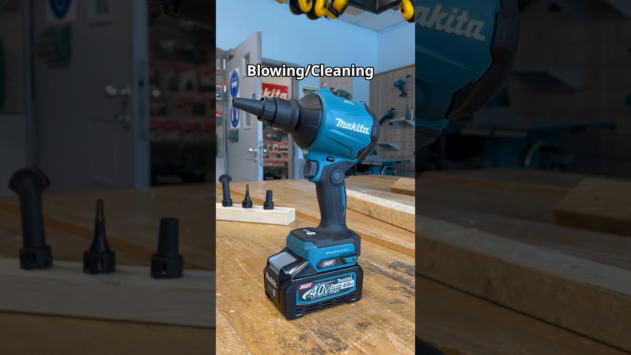 Makita 18V LXT Brushless Dust Blower with vacuum function | Compare The Tools