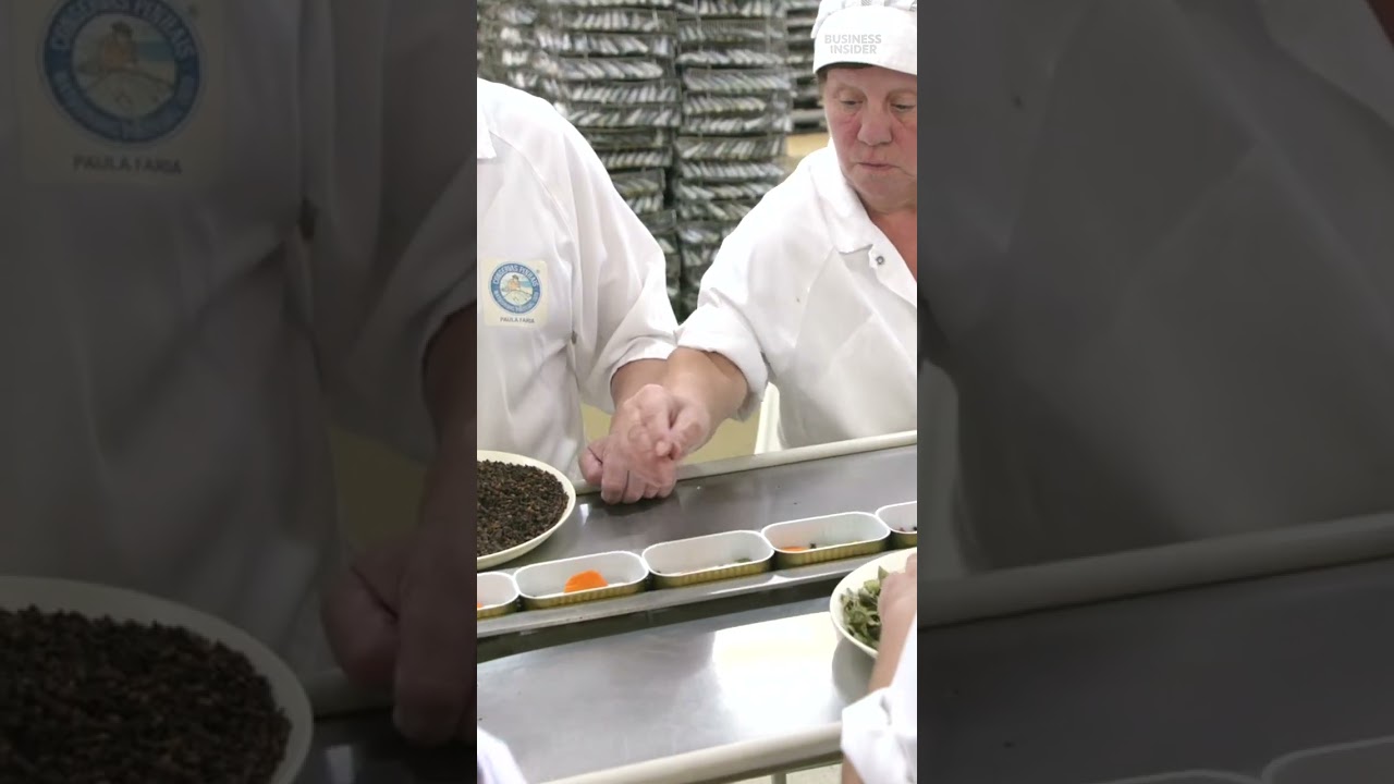 Have you ever wondered how #sardines are canned? #portugal #seafood
