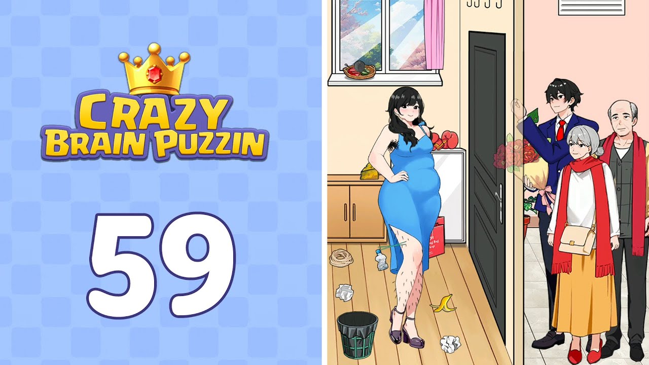 Crazy Brain Puzzle Level 59 Be Beautiful | Complete Walkthrough & Solutions! 🎯