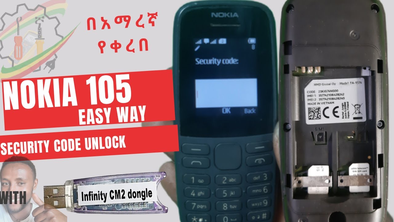 Nokia 105 TA -174 Security Code Unlock |SPD keyboard phone| Easy Way 2021