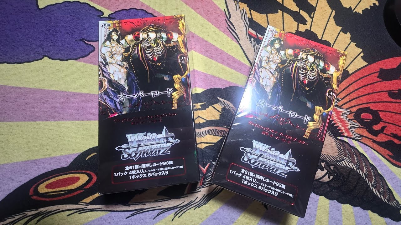 Распаковка бустера Overlord Premium [Weiss Schwarz]
