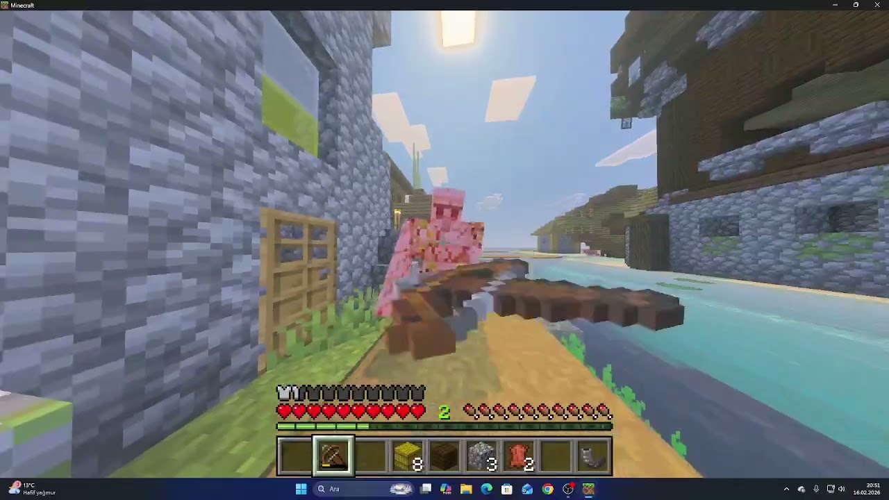 Minecraftın en iyi seedini buldum ilk girdiğim değil sonda verdim seed kodunu