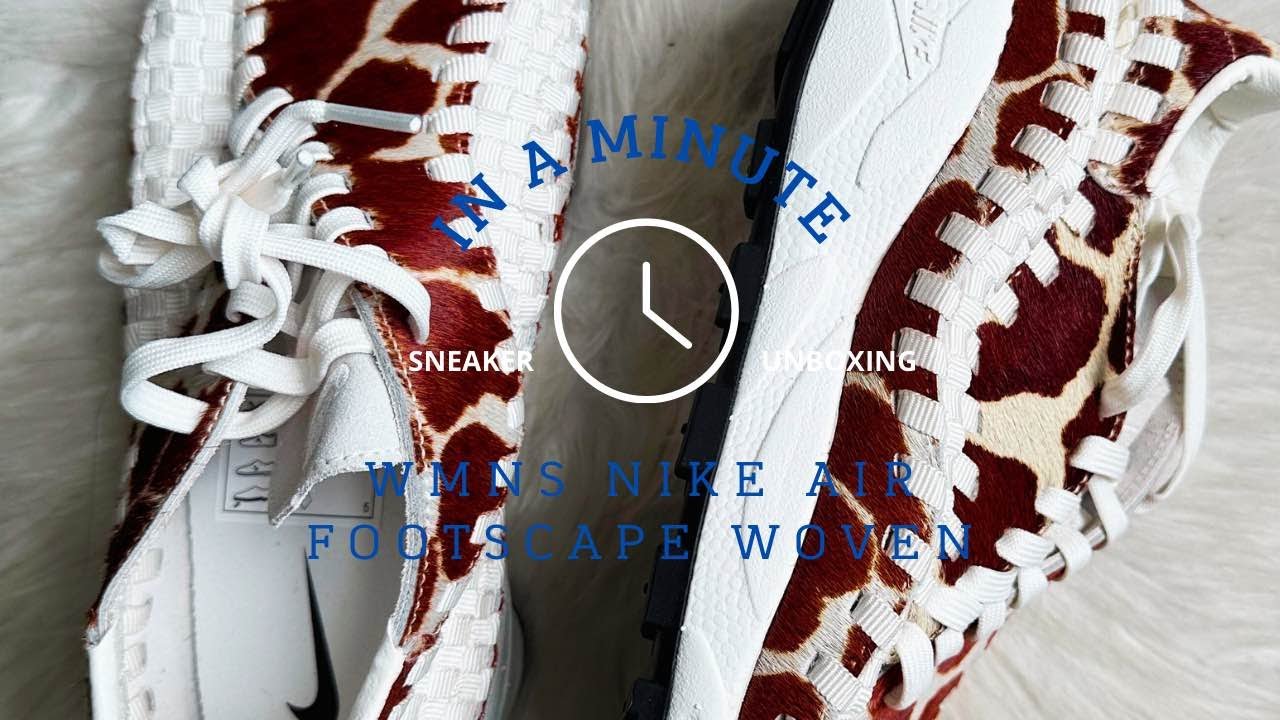 IN A MINUTE | SNEAKER REVIEW, WOMEN'S AIR FOOTSCAPE WOVEN
