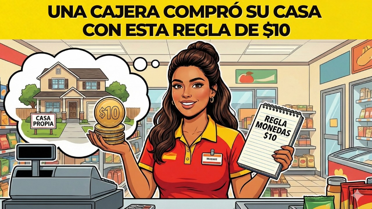 Cómo una CAJERA usó la Regla de las MONEDAS DE $10 y COMPRÓ SU CASA