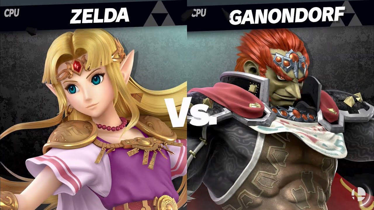 Super Smash Bros. Ultimate - Zelda vs Ganondorf