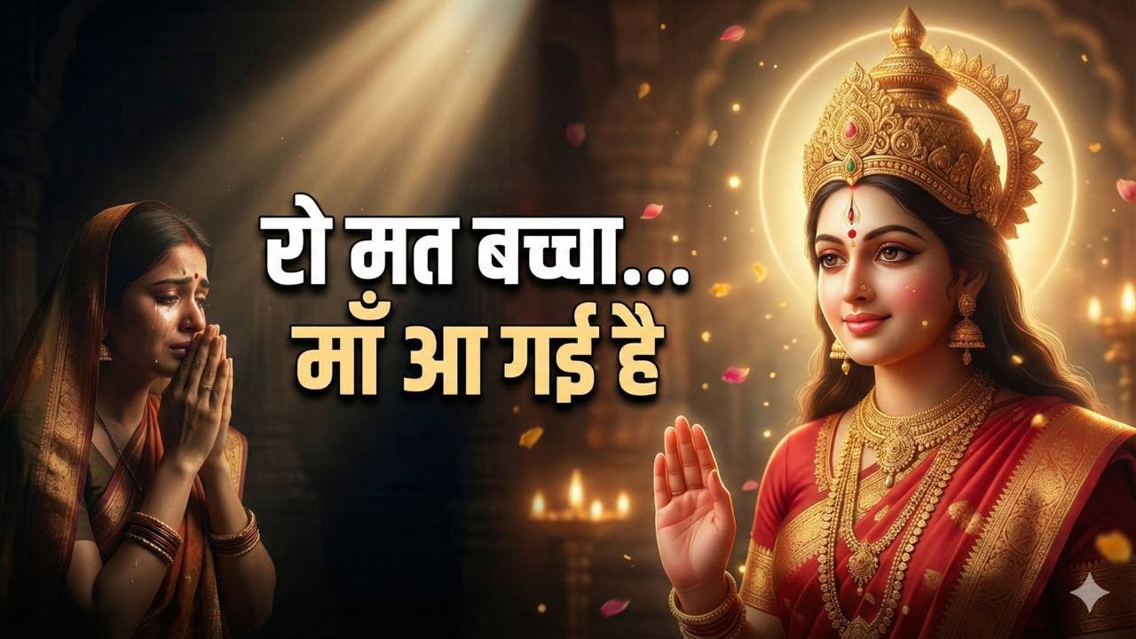 ✦ रो मत बच्चा… माँ आ गई है | माँ दुर्गा का सबसे भावुक भजन🌸