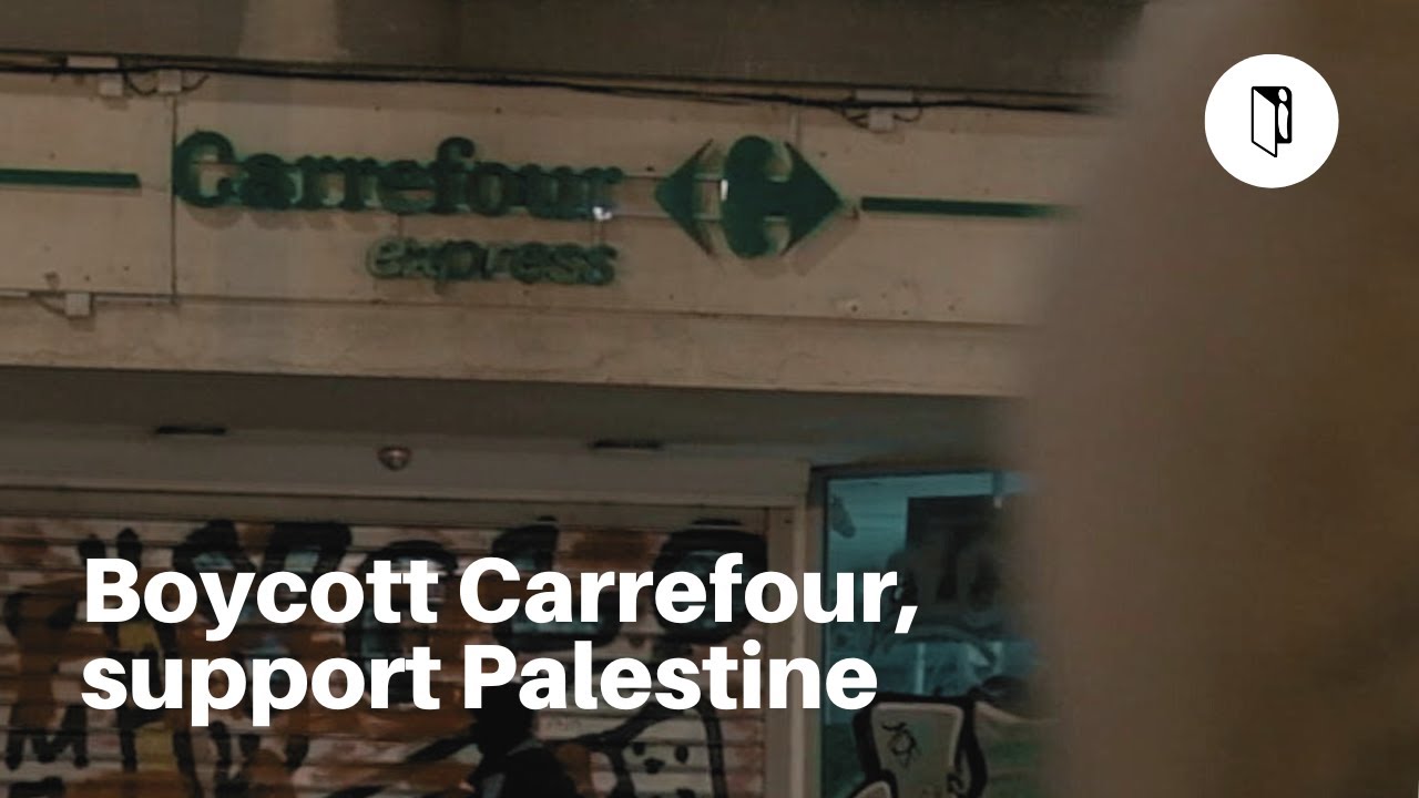 Boycott Carrefour, Support Palestine #freepalestine