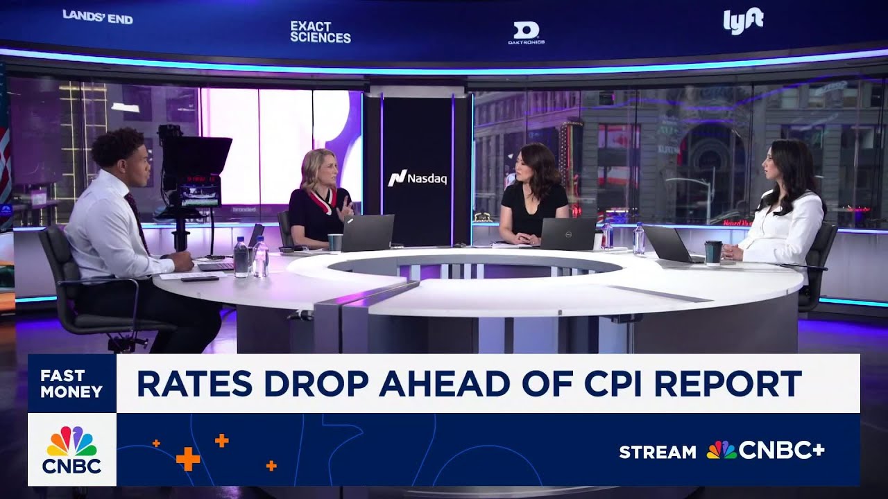 'Fast Money' traders talk rates dropping ahead of CPI report
