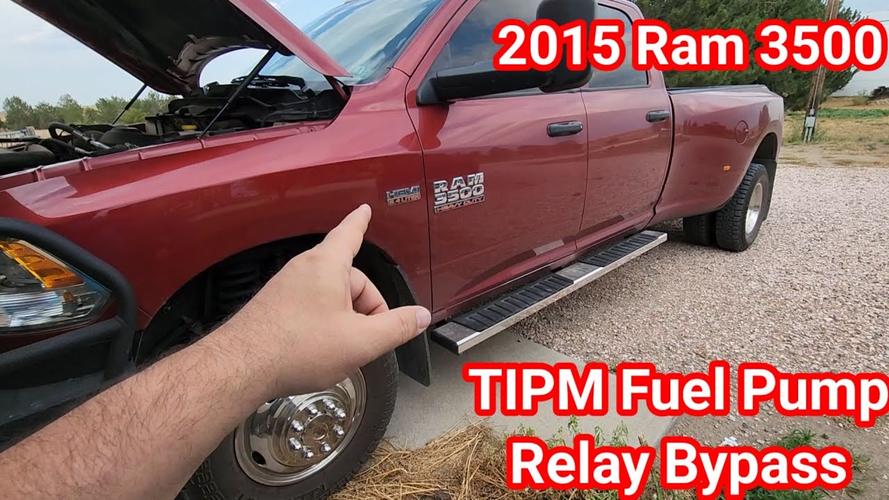 2015 Ram 3500 TIPM Обход реле топливного насоса