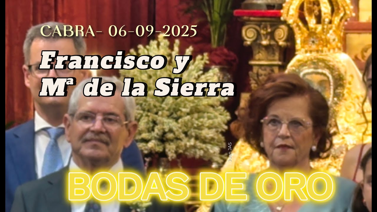 Bodas de oro de Francisco y Sierri
