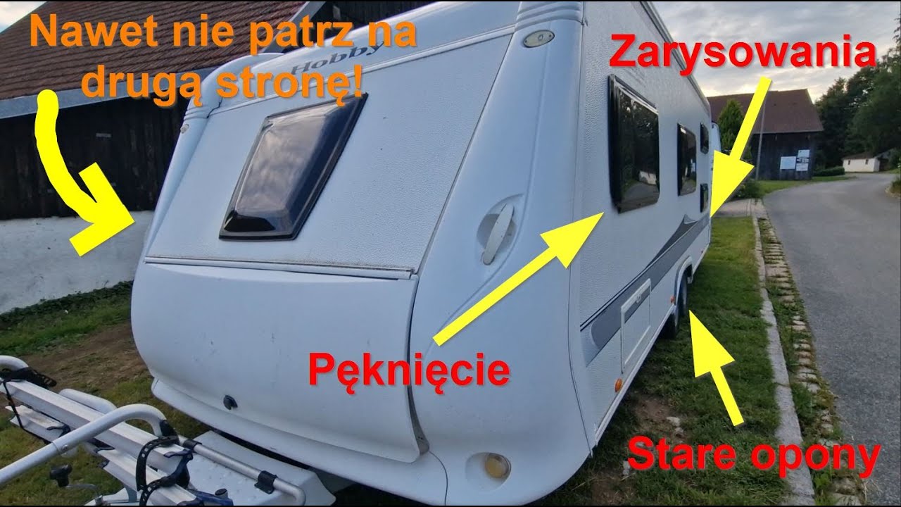 Oglądam przyczepę Hobby 650 KMFE
