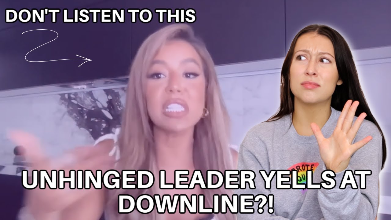 UNHINGED IGENIUS LEADER YELLS AT DOWNLINE! *Don't listen to them*