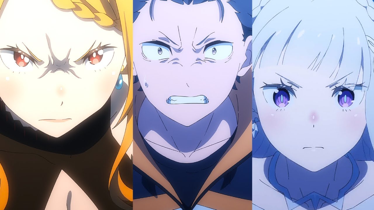 Subaru-Emilia-Priscilla vs Regulus-Sirius [Re:Zero AMV] Beginning Again