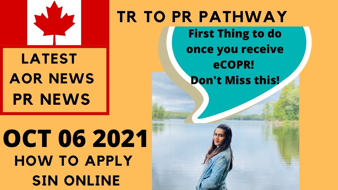 First thing after eCOPR! How to apply for SIN ONLINE in Canada