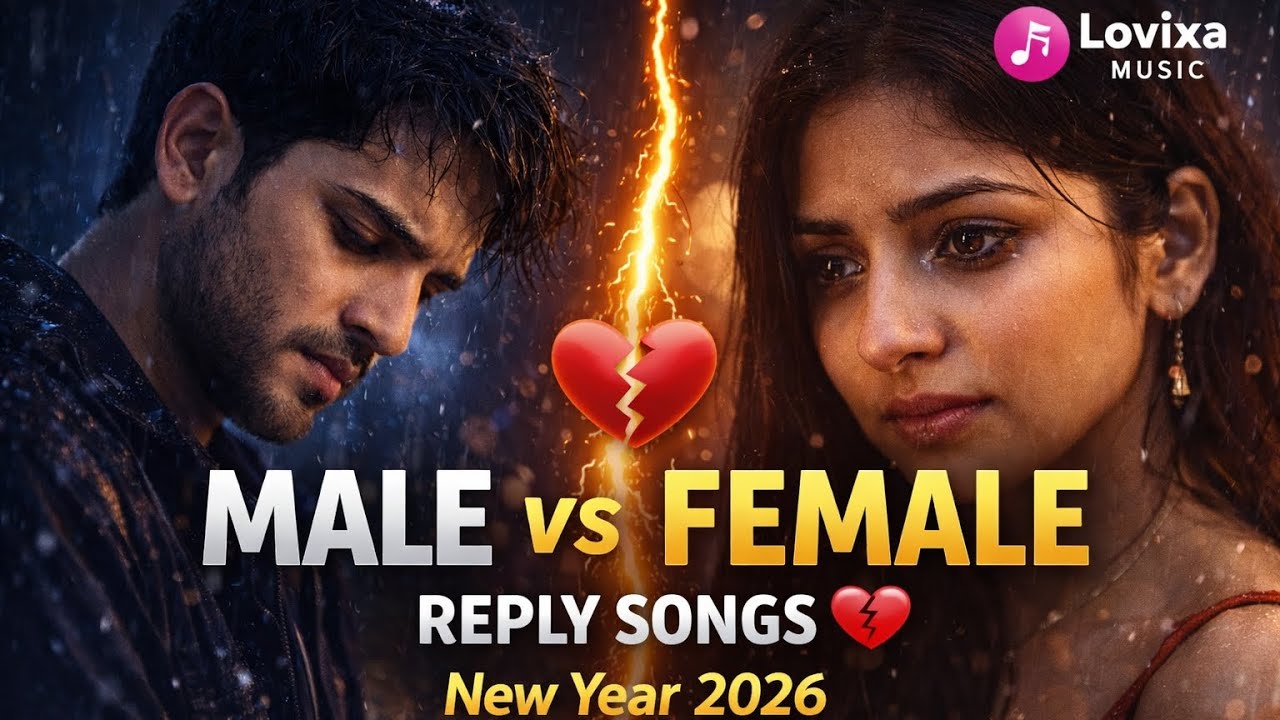 Male vs Female Reply 💔 | 5 Sad Love Songs | New Year 2026 | Lovixa Music