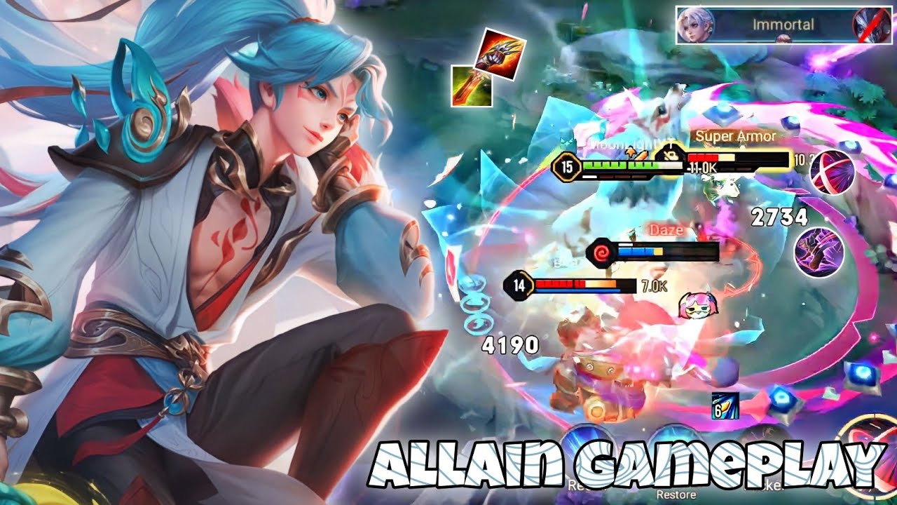 Allain Slayer Lane Pro Gameplay | Best Build | Arena of Valor Liên Quân mobile CoT