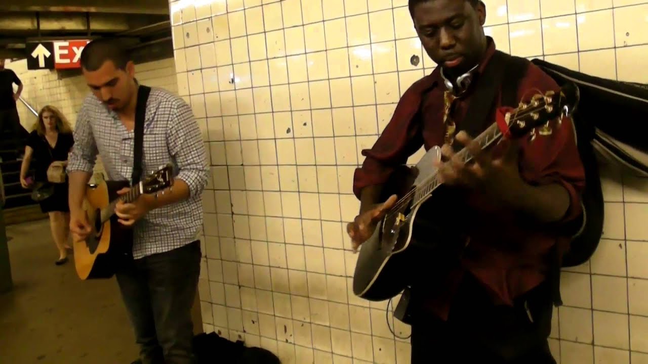 Guitaro 5000 and LTrain @ 1st Ave station 5-27-11