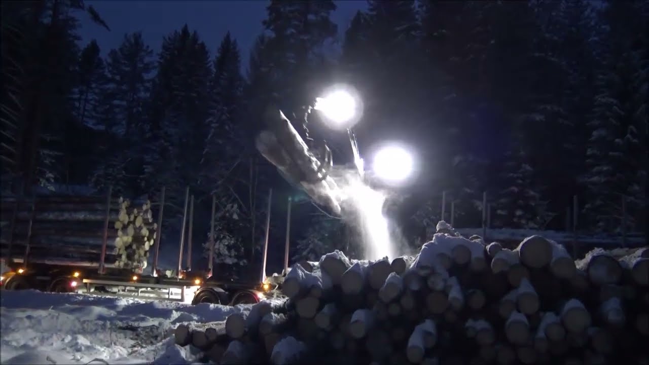 Bernt Solvoll En tømmerbil på vei over Heia (Et bitte lite romjulseventyr)