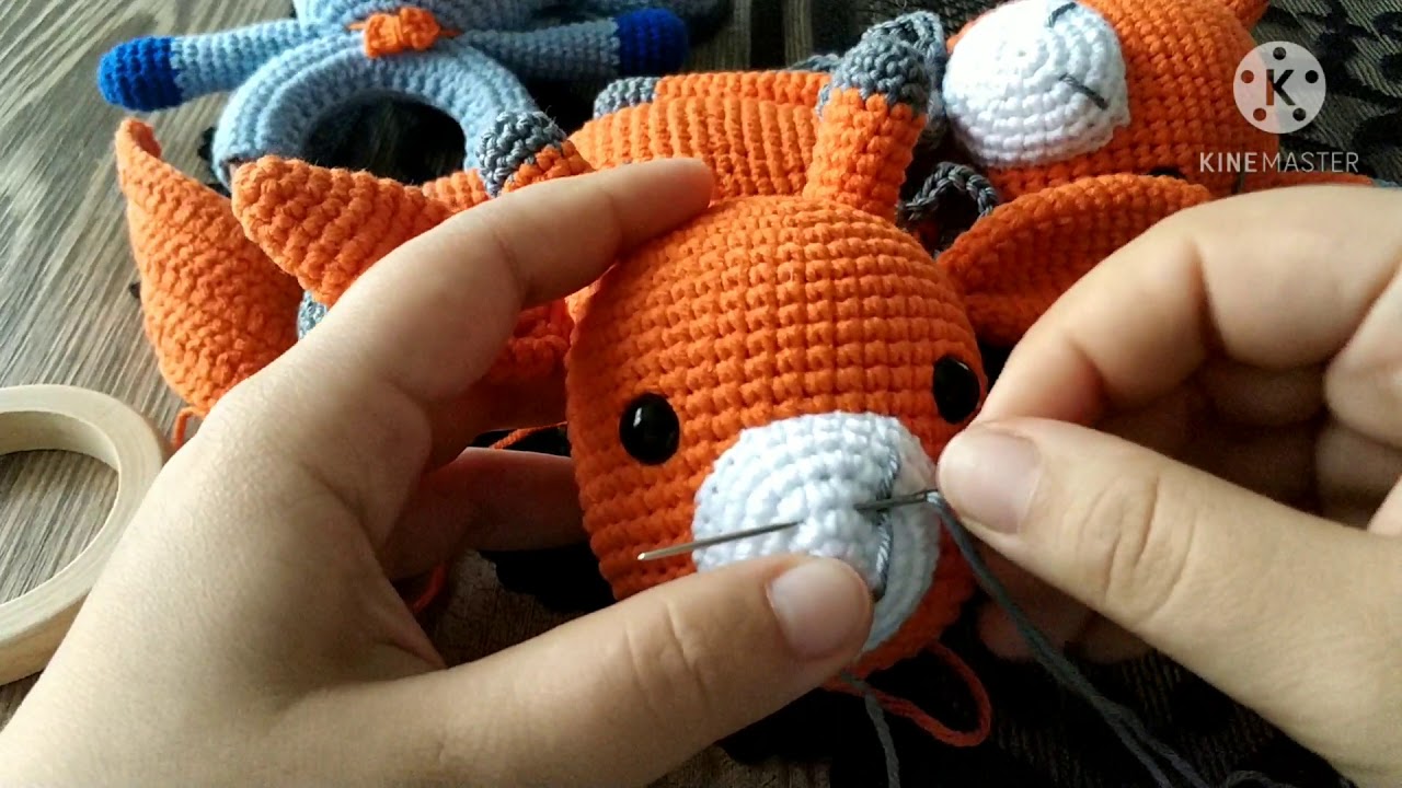 Amigurumi ( El Örgüsü) Zürafa Çıngırak Dikiş Bölüm 2