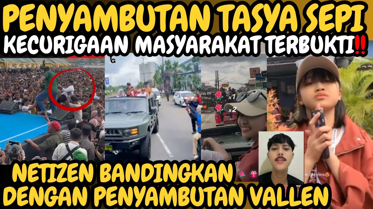 Penyambutan Tasya Da7 Sepi, Kecurigaan Masyarakat terbukti, Netizen: 