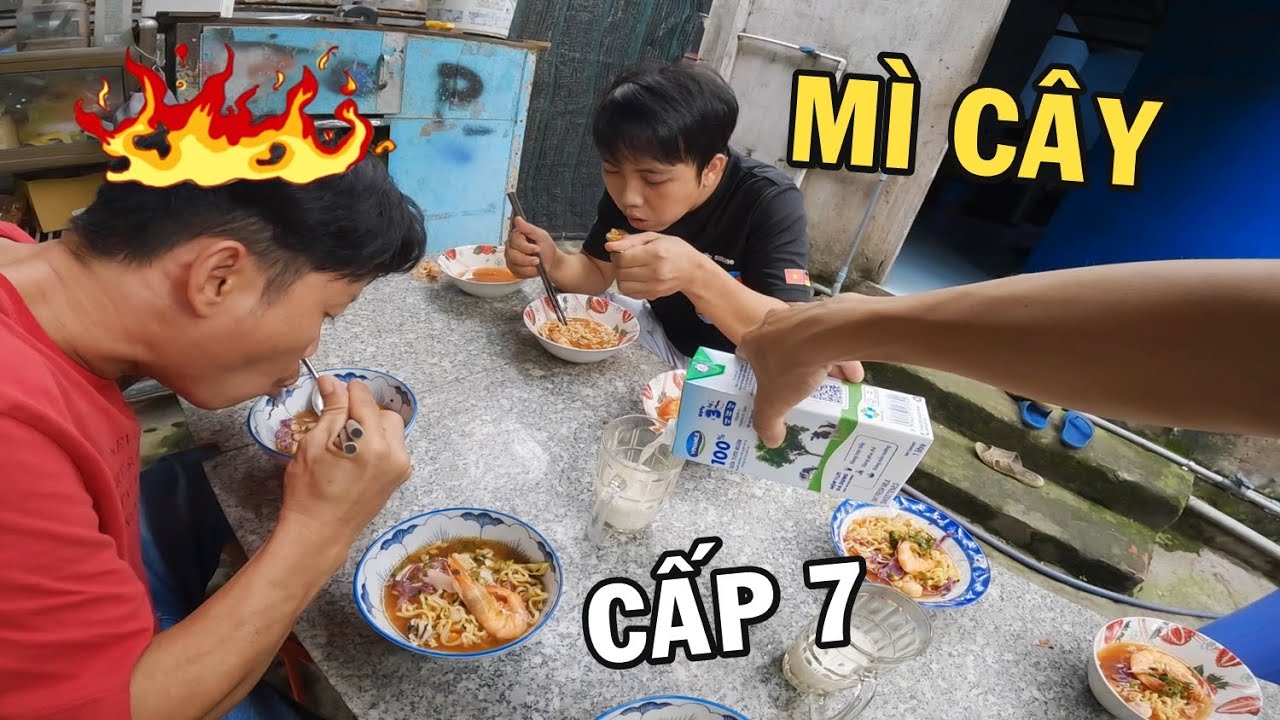 Cuộc Thi Ăn Mì Cây cấp độ 7 cùng ông chủ trại cá Betta và ông Tư