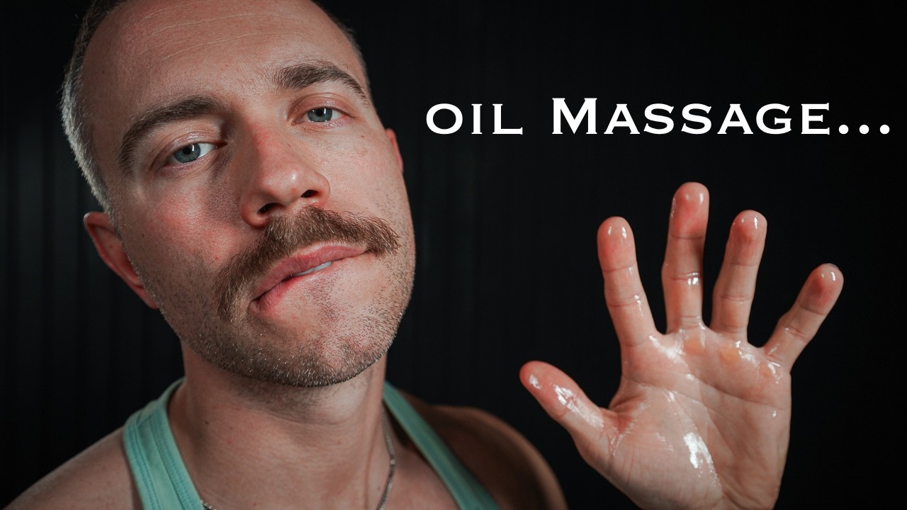 ASMR | Giving You a Wet Oil Massage ✨