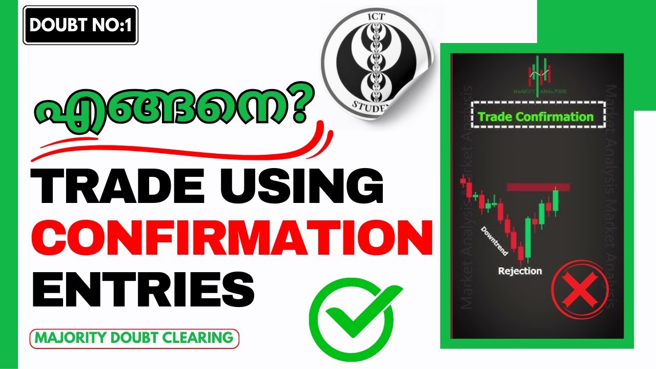 ICT ENTRY CONFIRMATIONS IN MALAYALAM | HOW TO FIND THE BEST TRADE ENTRY | DETAILED ANALYSIS | T4T