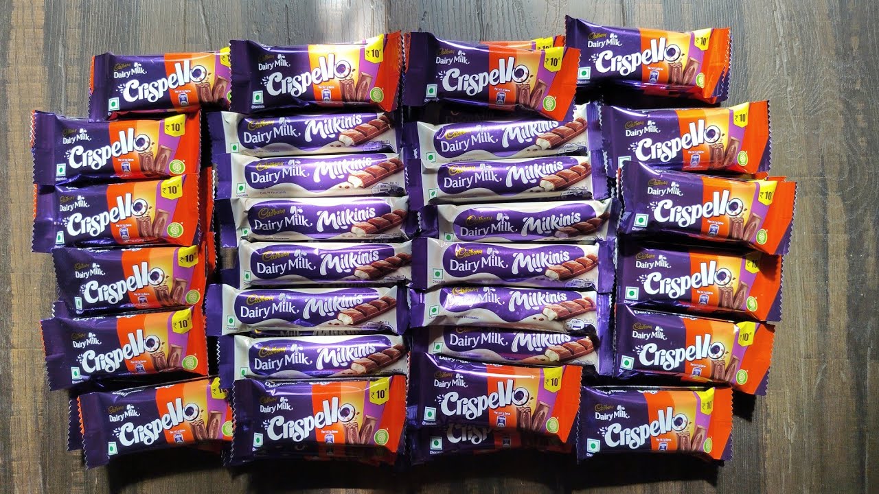 Unboxing and Unwrapping Cadbury Dairy Milk Crispello and Milkinis | ASMR Chocolate Experience
