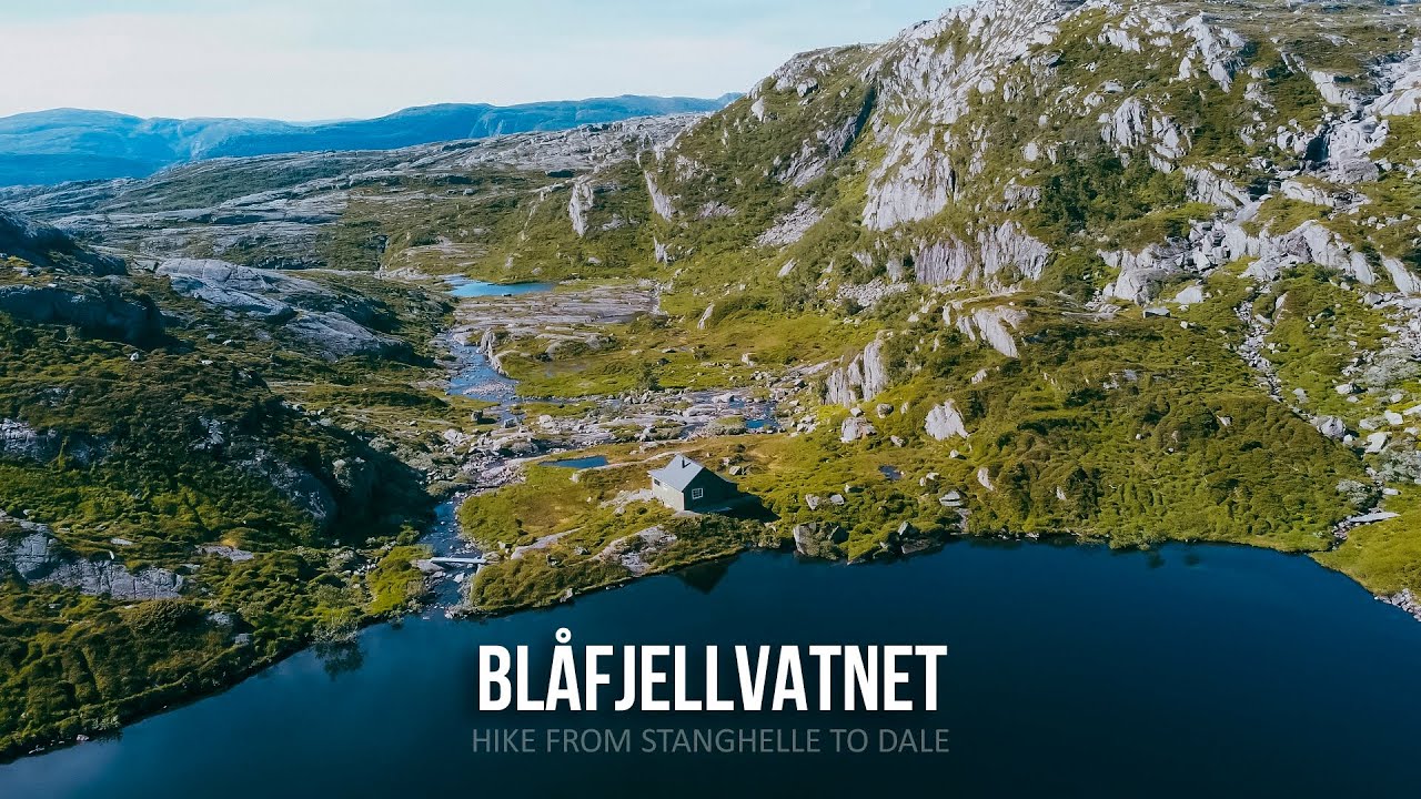 Blåfjellvatnet. Hike 24 km long. Norway, Vaksdal kommune
