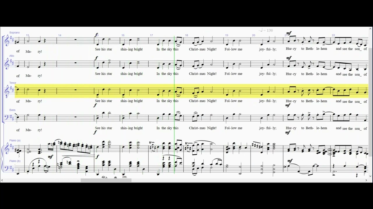Star Carol - Tenor