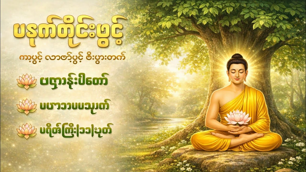 #ပဋ္ဌာန်းနှင့်ပရိတ်ကြီး #ပရိတ်ကြီး #မဟာသမယသုတ်