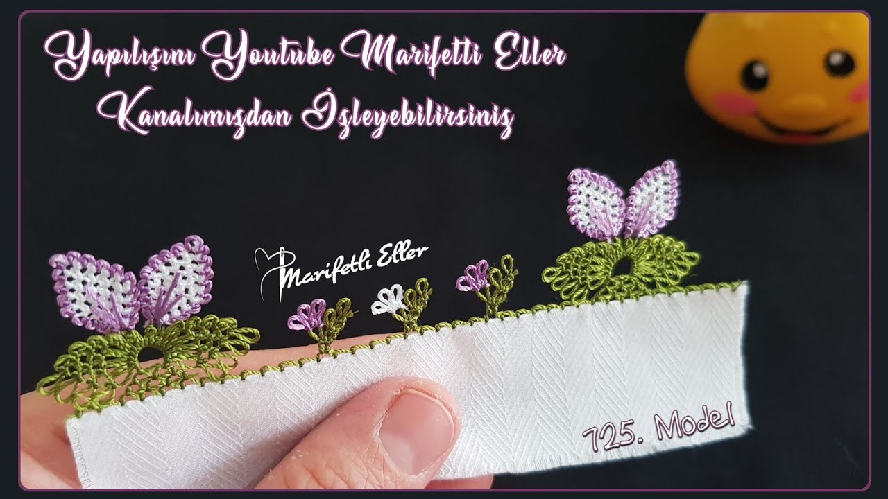 Müthiş Bir İğne Oyası Modeli Yapılışı | 725. Model