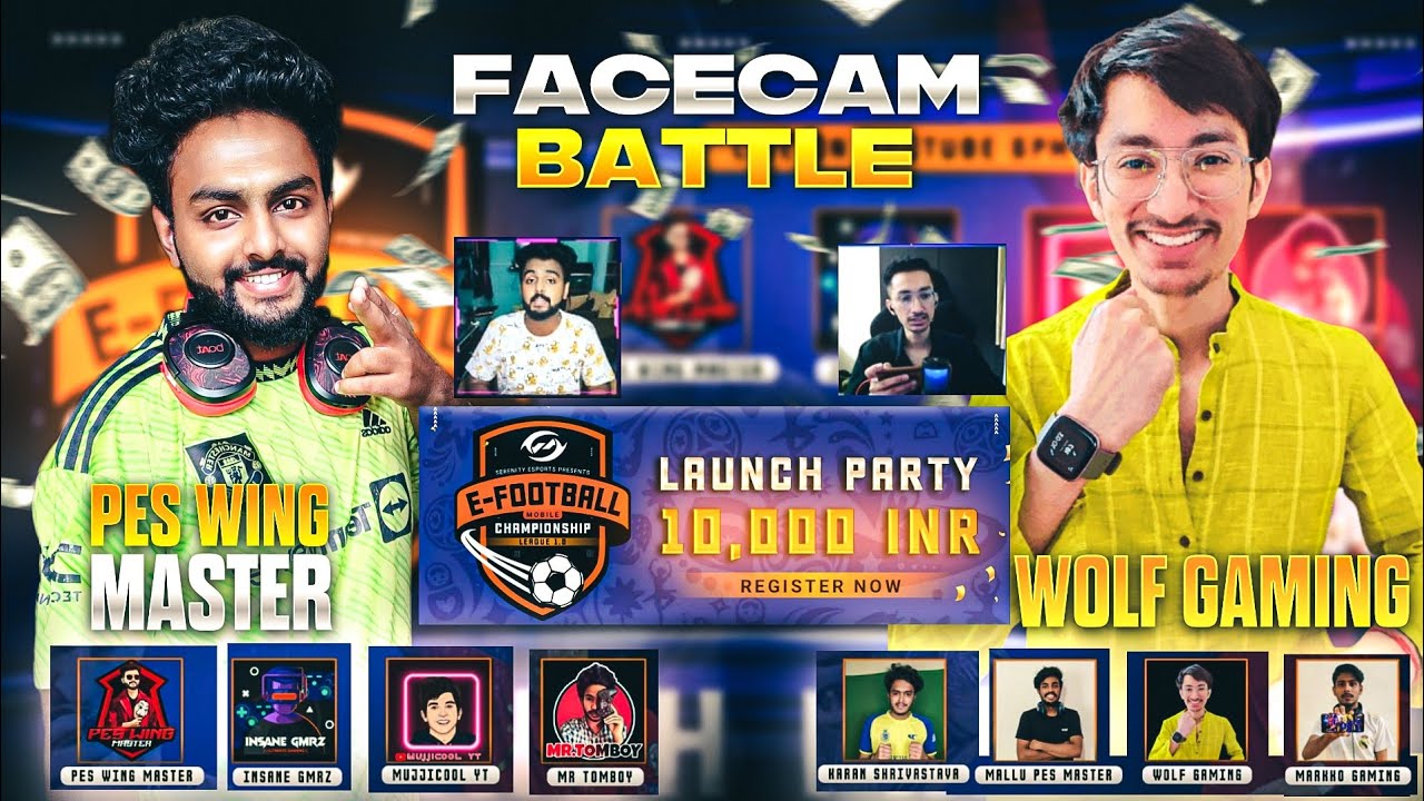 WIN 10,000🤑💵 | WOLF GAMING 🆚 PES WING MASTER | EFOOTBALL CHAMPIONSHIP 🏆 | FACECAM GAMEPLAY🔥