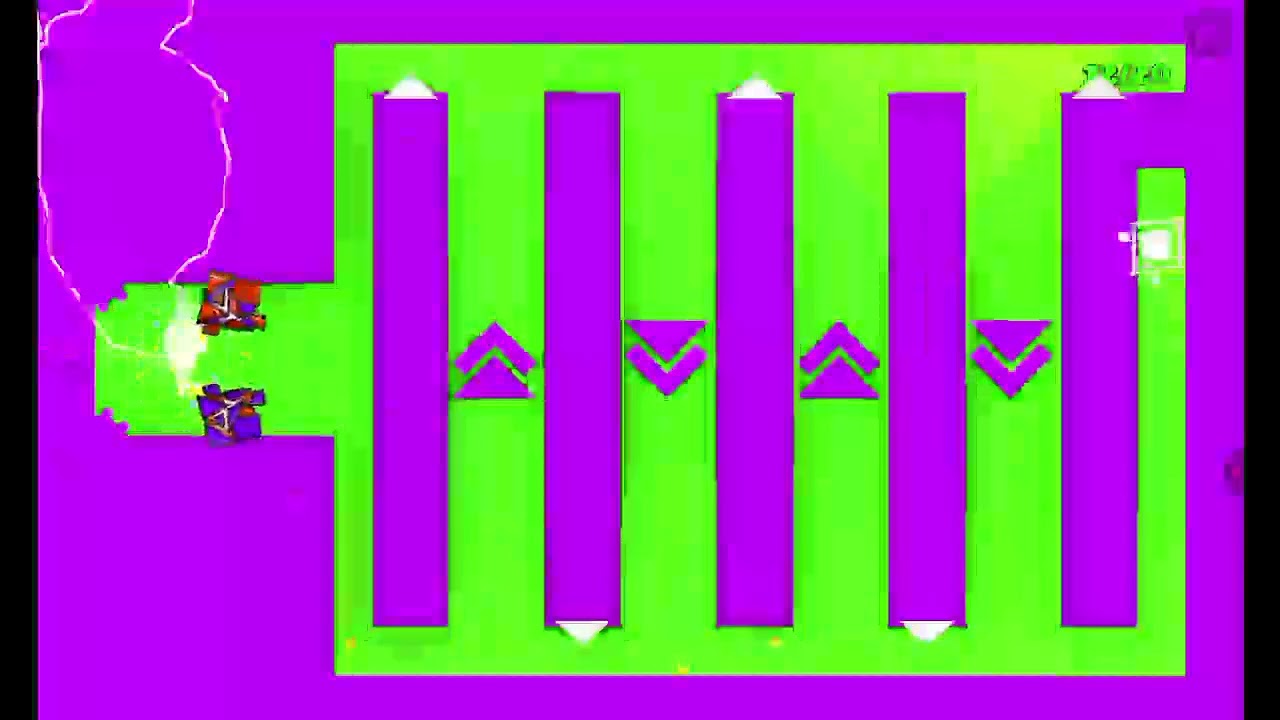 MeguRoomMap In Geometry Dash All Coin (Room 20)