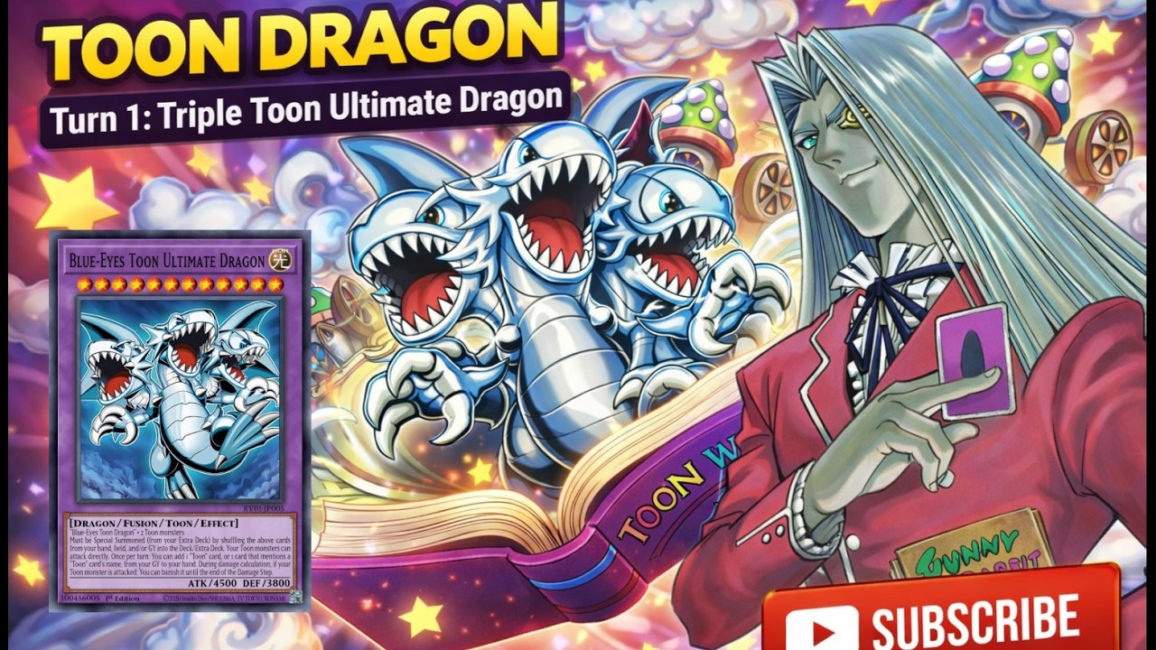 TURN 1: TRIPLE TOON ULTIMATE DRAGON! The NEW Toon Deck is BROKEN [RV01]