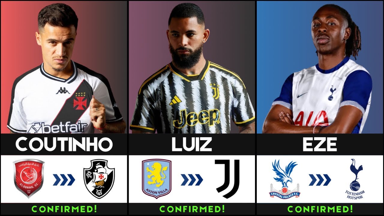 NEW CONFIRMED TRANSFERS & RUMOURS SUMMER 2024! 🤯🔥ft. Coutinho, Douglas Luiz, Eze...