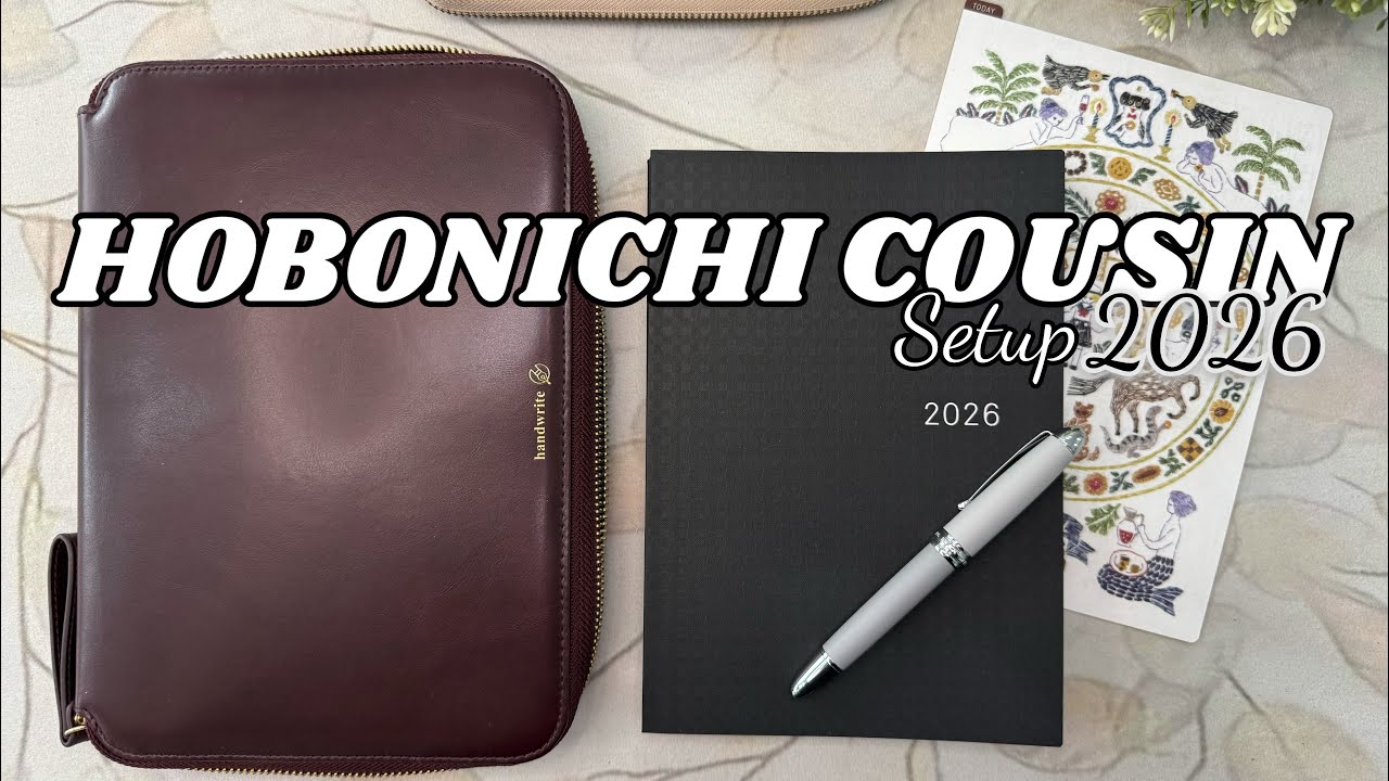 Configuración y SETUP hobonichi cousin 2026