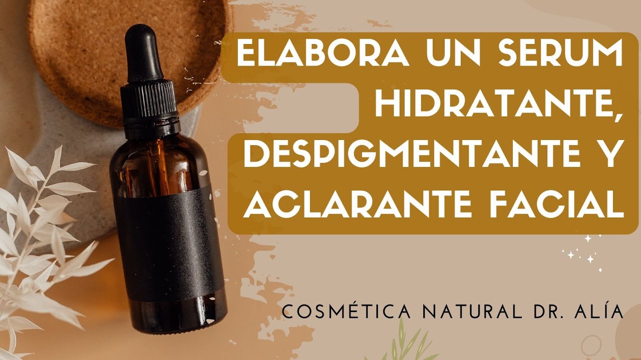 Sérum Hidratante, Despigmentante y Aclarante con Ácido Hialurónico, Glicerina y Niacinamida
