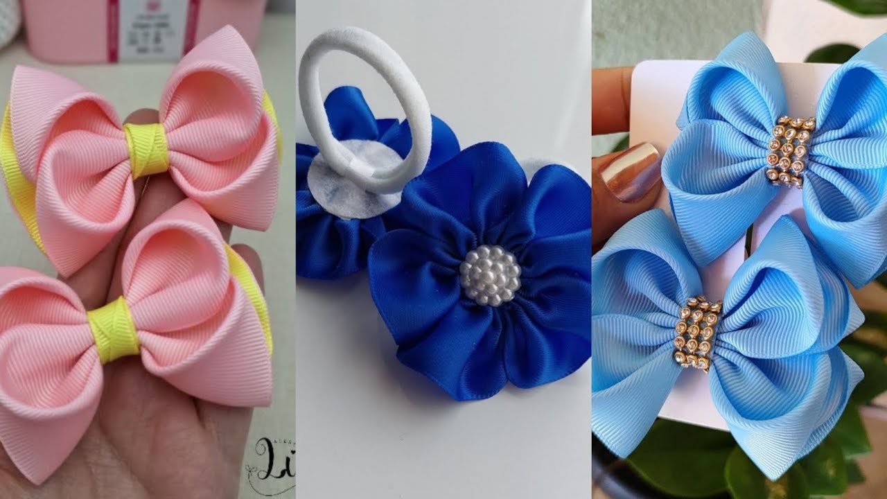 مشاريع مربحة من البيت للنساء🎀أجمل وأحدث تصاميم توكات الشعر اليدوية المناسبة لعيد✨hand embroidery 