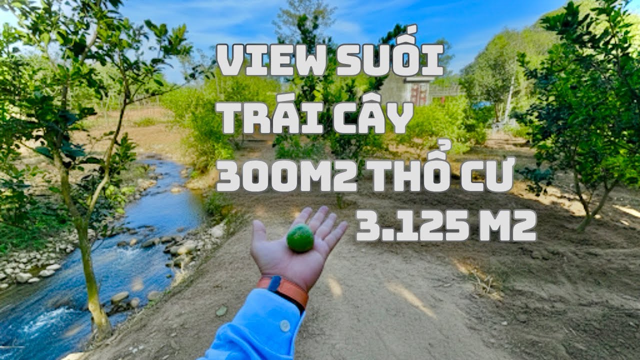 ☘️Suối Mát Mẻ 300m2 Thổ Cư ,Trái cây, Dân Cư Đông Ngay Gần Biển ,KDL , Vị Trí Không Thể Chê Giá 2Tỷ5