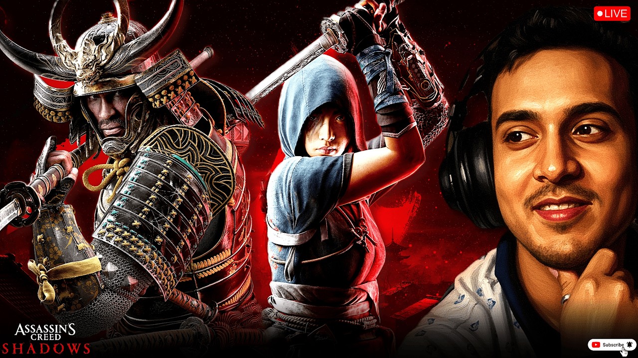 🔴ASSASSINS CREED SHADOWS | Naya Game, Nayi Tabahi! 🔥| LIVE with RitroGamerz🔴