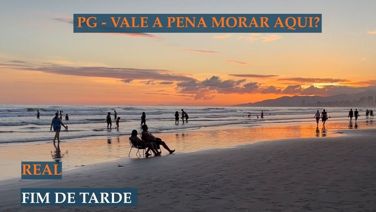 👉 Vale a pena morar em Praia Grande? Veja esse fim de tarde…#praiagrande #litoralsp 