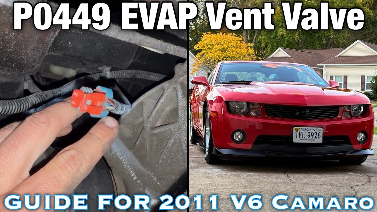 Как заменить клапан вентиляции системы EVAP на Camaro V6 2011 года | Индикаторы неисправности дви...