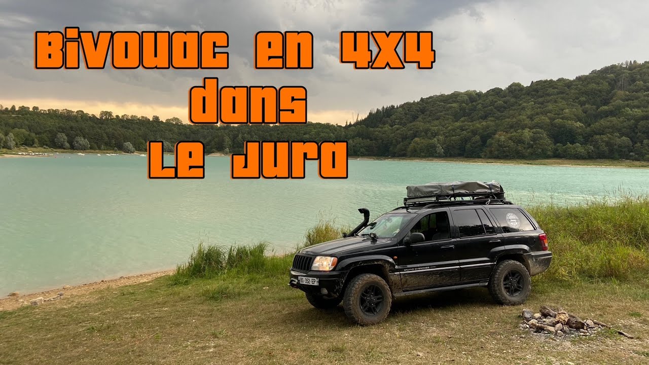 Balade et bivouac en 4x4 au lac de Vouglans dans le Jura