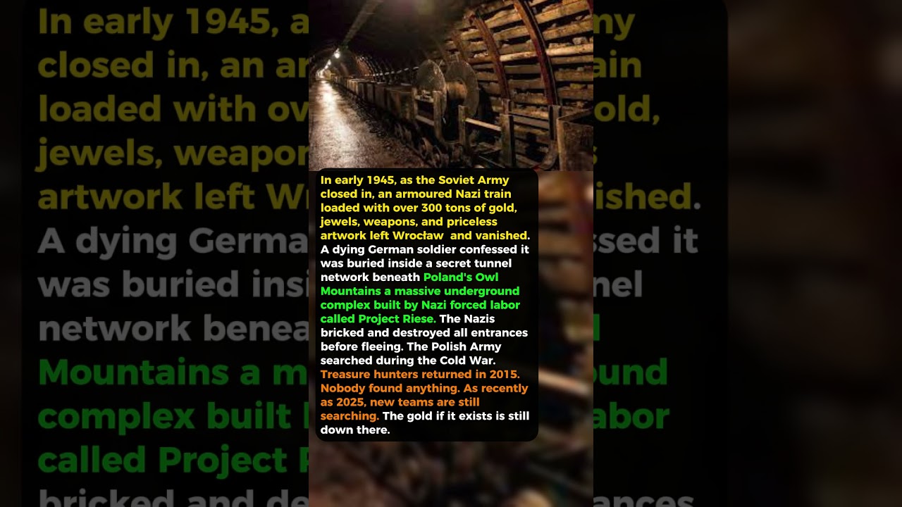 A Dying Nazi Soldier Confessed To Hiding A Gold Train In Poland &mdash; Nobody Has Found It Since