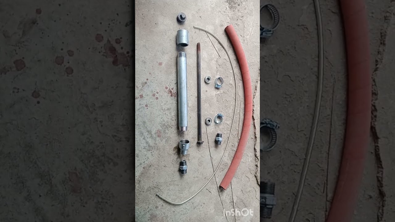 How to make concrete vibrator at home.