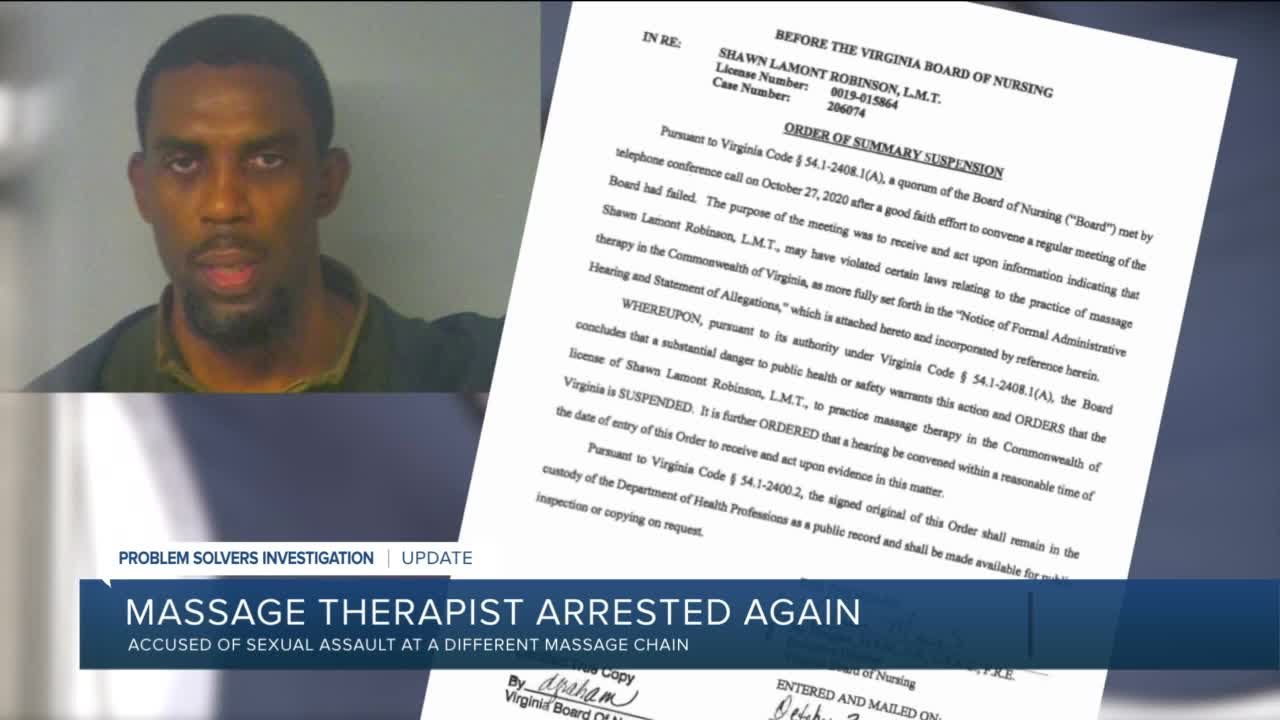 Massage therapist convicted of sexual battery, accused of sexual assaulting another client